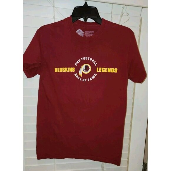 Pro Football Hall Of Fame WASHINGTON REDSKINS adult SMALL tee shirt - Picture 1 of 8